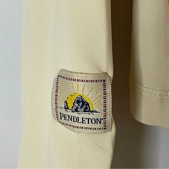 Surf Pendleton Unisex Long Sleeve Hooded Tee Logo‎ Rash Guard sun cream Medium